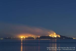 Angel Island fire